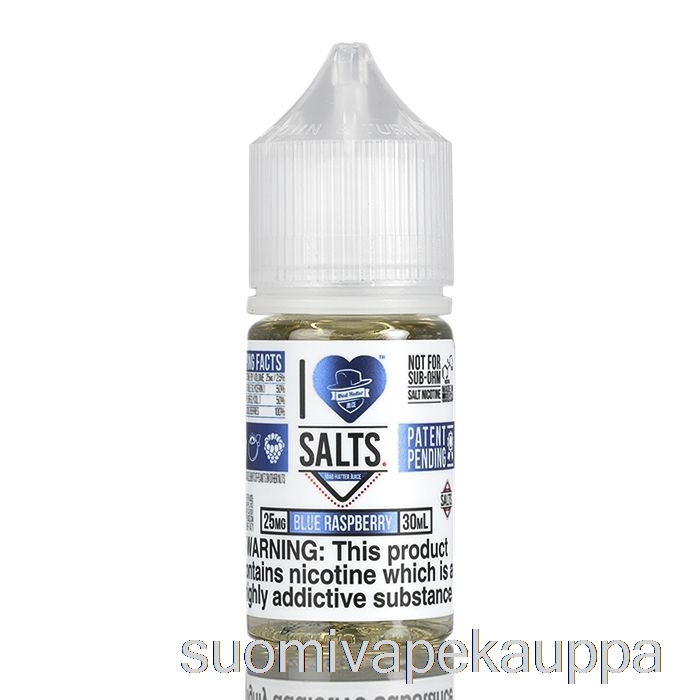 Vape Kauppa Sininen Vadelma - Rakastan Suoloja - 30ml 50mg